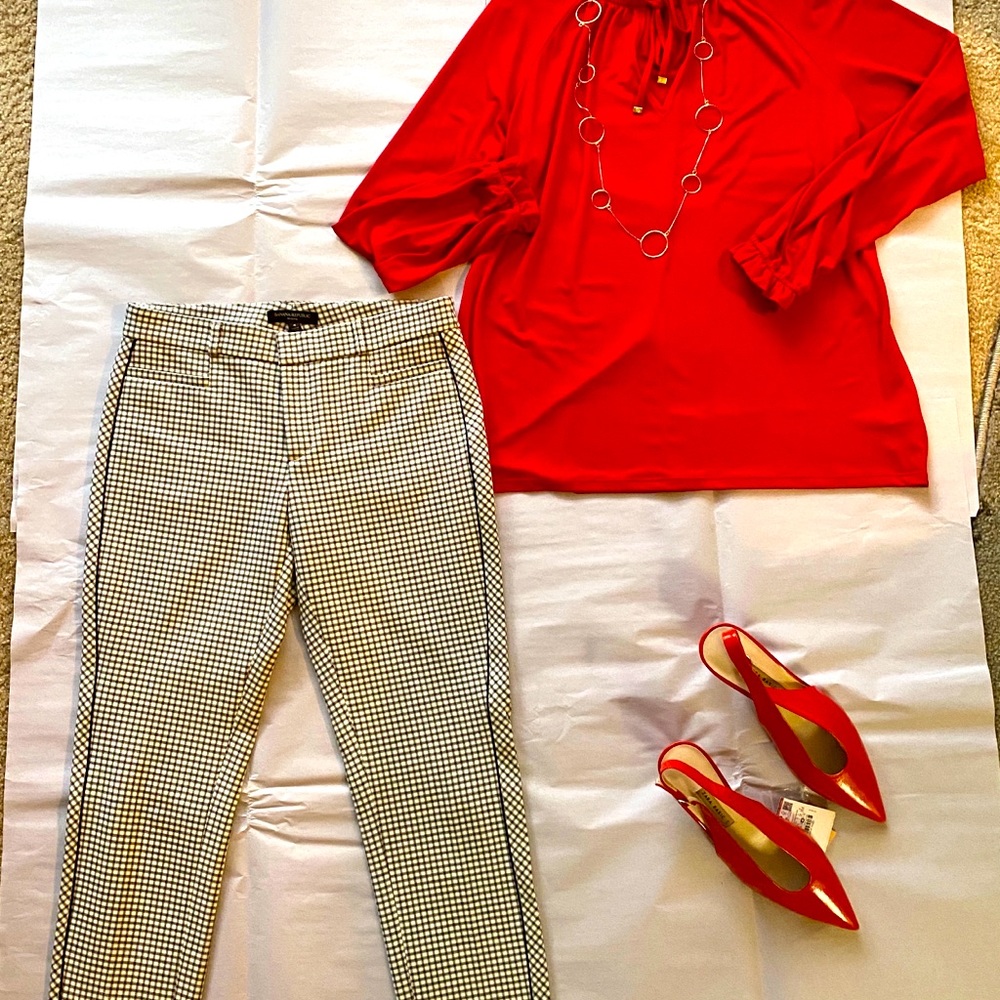 Crop slim pants